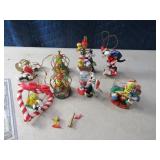 (8) Tweety & Sylvester LooneyTunes Ornaments