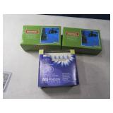 (3) New Boxes LED Icicle & Pinecone Lights