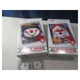 (2) New LATCH HOOK Sewing Kits Santa~Snowman