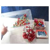 LOT Vintage Glass Mini Ornament Bulbs