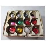 Dozen Antique Glass Ornaments