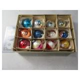 Dozen Antique Glass Ornaments