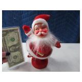 60s era 8" Plastic Waving Santa