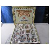 JIM SHORE 12days of Christmas Ornament Set EXC