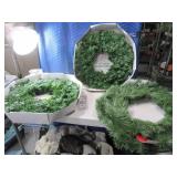 (3) Classic 24" Lighted Wreath