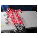 9pc Candy Cane 24" Walkway Yard Lights