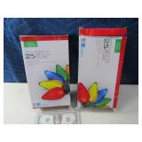 (2) LED Indoor/Outdoor C9 25ct 15
