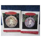 (2) Hallmark Baseball RUTH~GEHRIG Ornaments