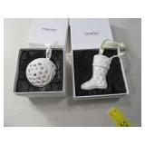 (2) PANDORA 2011/2012 Fancy Ornaments boxed