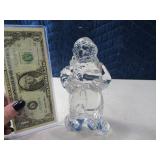 BLEIKERISTALL German Crystal 6" SANTA Glass
