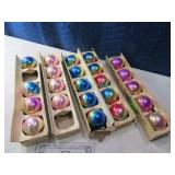 (23) Antique Shiny Brite Glass Oranments MultiColr