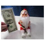 Unique Vintage 5" Spring Butt SANTA Tree Topper