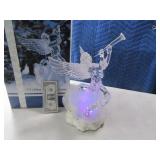 16" LightUp Holiday Ice Sculpture Poly Angel