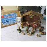 60s Era Complete NATIVY Set w/ Original Box 15"