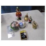 (6) Beautiful Handpainted Fancy Ornaments $$