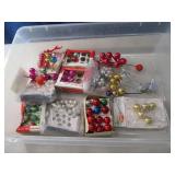 LOT Vintage Glass Mini Ornaments & Twist Ons