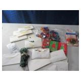 LOT Vintage Ornament Hangers & Light Parts