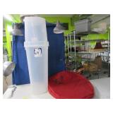 XtraTall STERLITE Paper Storage Bin & Wreath Cover