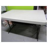 LIFETIME 48" HD Poly Folding Table Wide