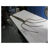 Mega Unique Vintage Pitch Fork 13" Yard Tool