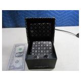 New Mens Black Tie~Cufflink Set BOXED