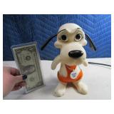 10" Vintage Cartoon Dog Poly Bank NICE