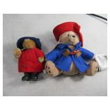(2) Vintage PADDINGTON BEAR Toys Figures EXC