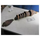 Beaitiful 7pc SouthWest Pottery Hanging Bell AA