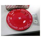 Unused THE RED PLATE German 10" plate