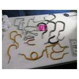 LOT Screw-In Hardware Hanging Hooks