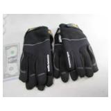 (2) szLG WellsLamont Insulated Black Gloves NICE