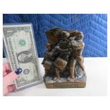 Metal 1974 Advertising SPIRIT 76 Coin Bank