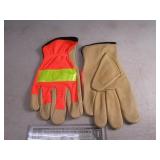 KINCO szMD Leather Reflective Safety Gloves