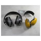 (2) Hearing Protection Earmuffs Peltor~Helberg