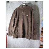 COLUMBIA Mens XXL Brown FleeceType Pullover Jacket