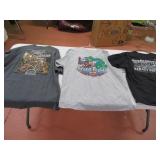 (3) HARLEY szXXL Collectible T-Shirts 2000s