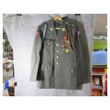 Vintage Military AIRBORNE A5 Uniform w/ Pins $$$