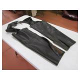 NICE Leather Brown Rustic Look Chaps EXC