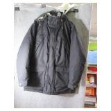 Mens LANDS END szLg42/44 Heavy Hooded Coat NICE $$