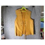 Handmade Leather WomensLG Vintage Vest