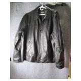KENNETH COLE Reaction Mens XL Leather Coat EXC