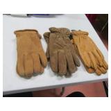 (3) Nice Classy Mens LG Lined Gloves EddieBauer Et