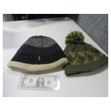 (2) COLUMBIA Winter Woven Womens Hats EXC