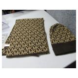 (2) Womens MICHAEL KORS Hat & Scarf Set EXC