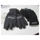 (2) COLUMBIA MensLG Black Gloves