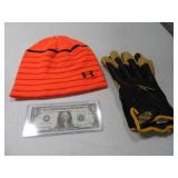 (2) MechanixPRO Work Gloves & UnderArmor Org Hat