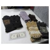 (5) asst Womens Woven Gloves Sm to Lg