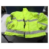 XL Reflective Green Winter Coat