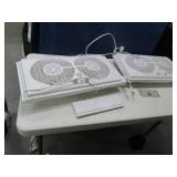 (2) 24" LikeNew Window 2blade Fans CLEAN Exc