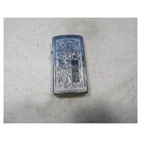 SmallSize ZIPPO Ligher w/ Engraved Fancy Case